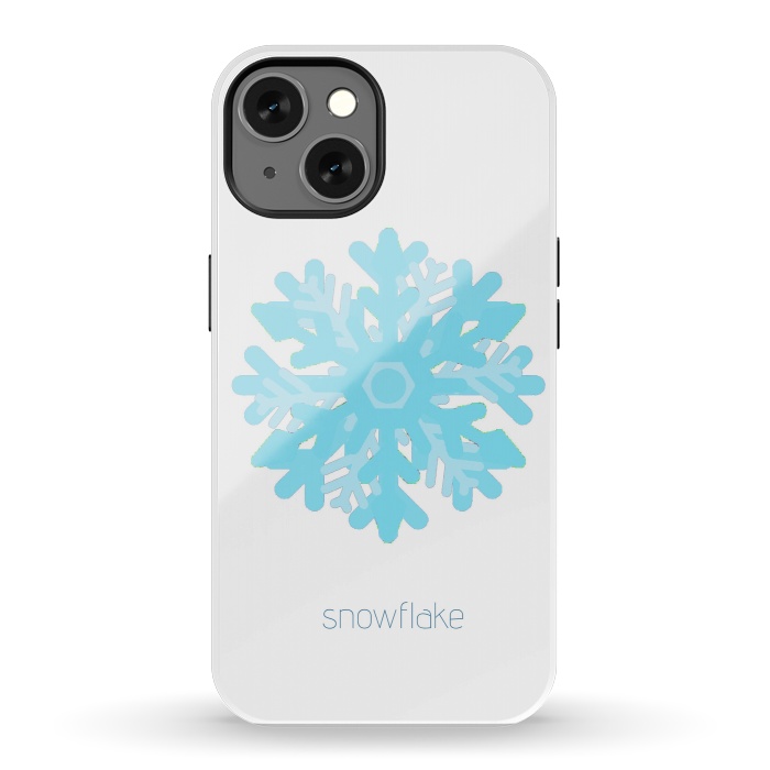 iPhone 13 StrongFit Snowflake -light blue by Bettie * Blue