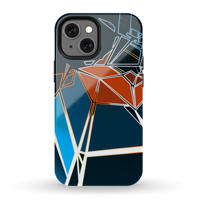iPhone 13 mini StrongFit Broken Space by Santiago Sarquis 