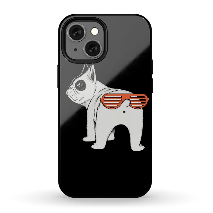 iPhone 13 mini StrongFit Dog second face by Coffee Man