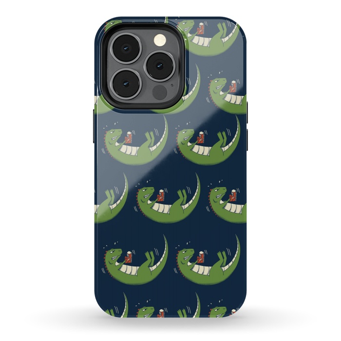 iPhone 13 pro StrongFit Dinosaur new shoes by Coffee Man