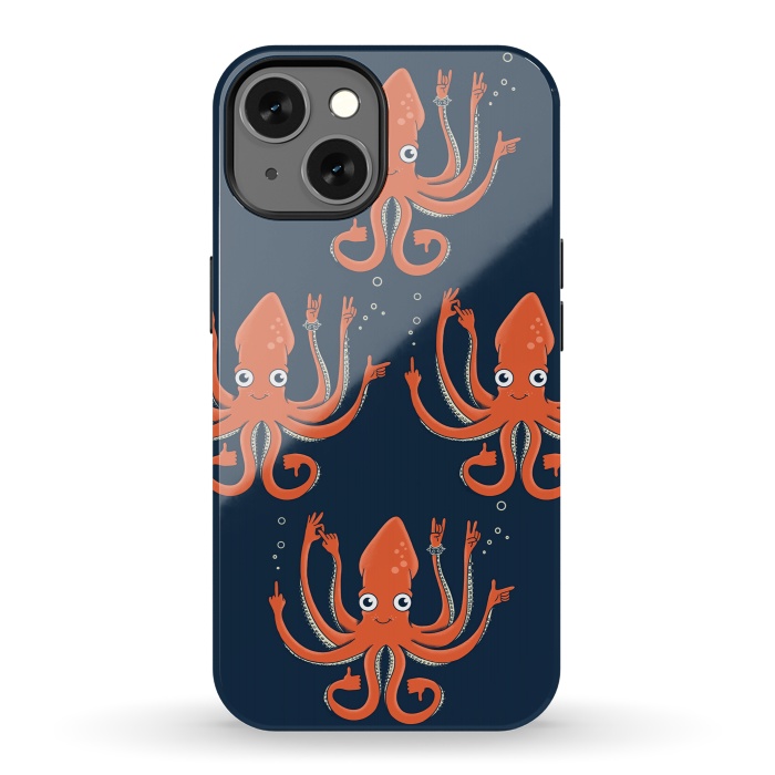 iPhone 13 StrongFit Signals Octopus  by Coffee Man