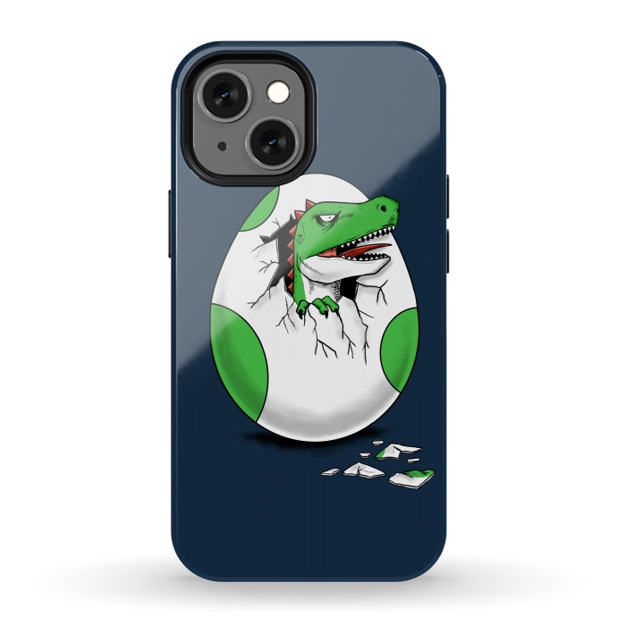 iPhone 13 mini StrongFit Dinosaur egg by Coffee Man