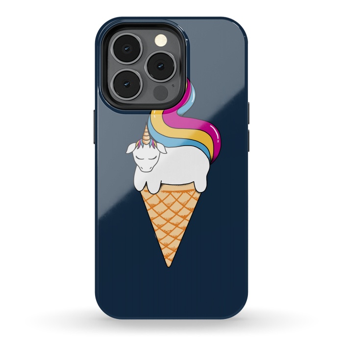 iPhone 13 pro StrongFit uni-cone blue by Coffee Man