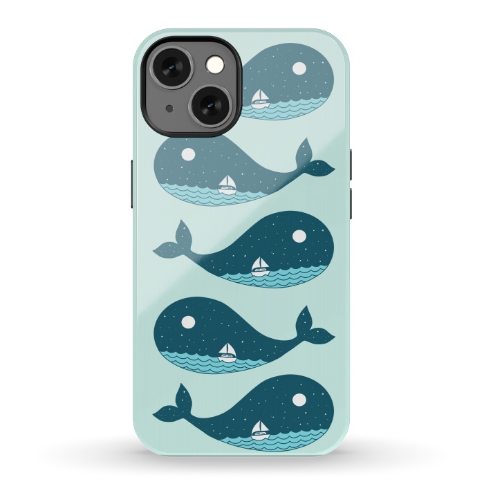 iPhone 13 StrongFit Whale Landscape 2 by Coffee Man