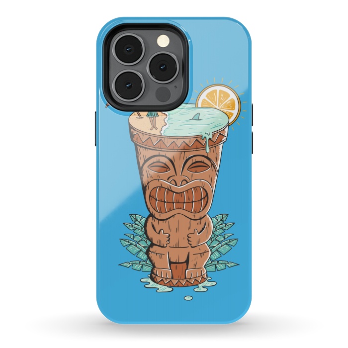 iPhone 13 pro StrongFit Tiki Drink by Coffee Man