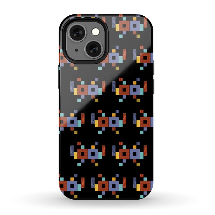 iPhone 13 mini StrongFit Retro Cubism by Coffee Man