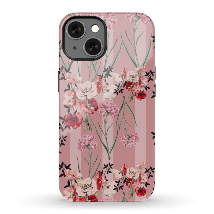 iPhone 13 StrongFit Floral Love X (Red) by Zala Farah