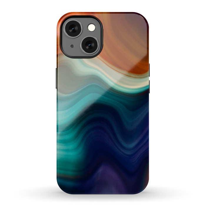 iPhone 13 StrongFit Color Wave by CatJello