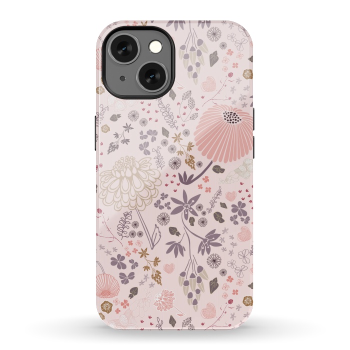 iPhone 13 StrongFit Field of Flowers by Paula Ohreen