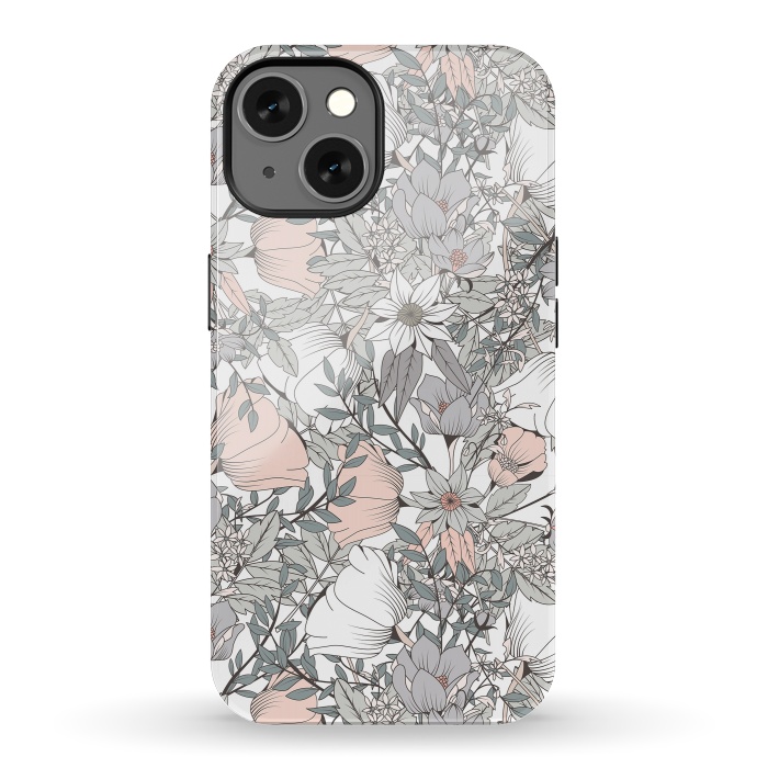iPhone 13 StrongFit Botanical Pattern 016 by Jelena Obradovic