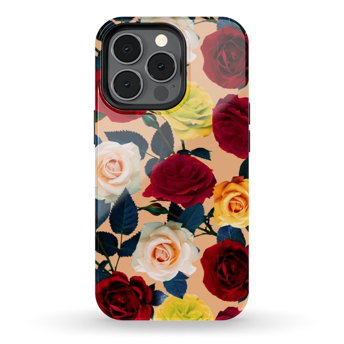 iPhone 13 pro StrongFit Rose Garden by Burcu Korkmazyurek