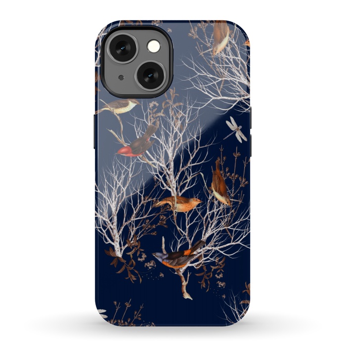 iPhone 13 StrongFit Bird Garden by Burcu Korkmazyurek