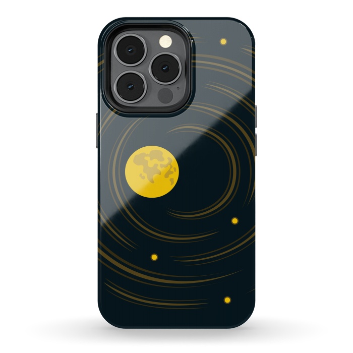 iPhone 13 pro StrongFit Geek Abstract Stars And Moon by Boriana Giormova