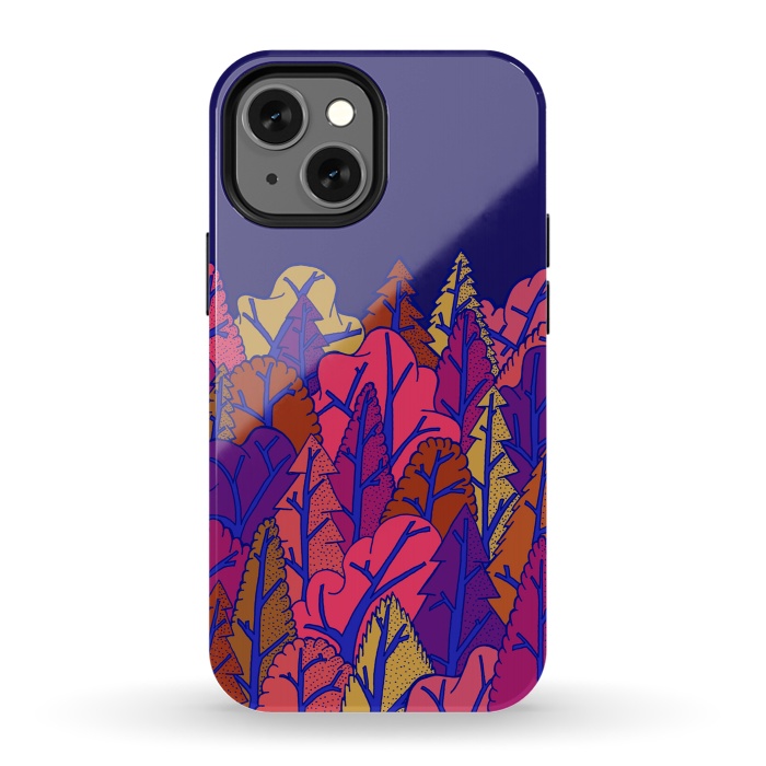 iPhone 13 mini StrongFit The Deep Woodland by Steve Wade (Swade)