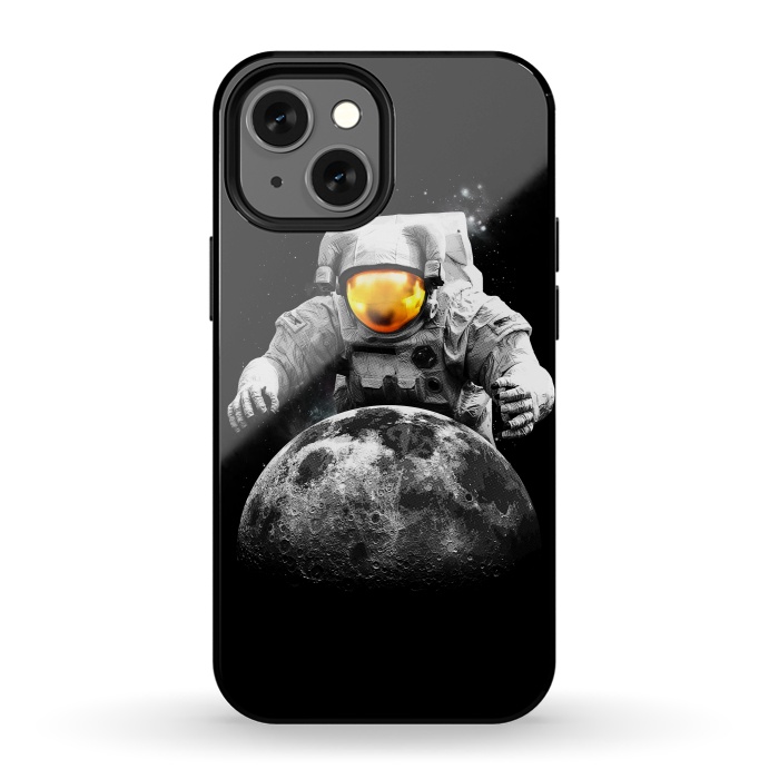 iPhone 13 mini StrongFit The conquest of the moon by Mitxel Gonzalez