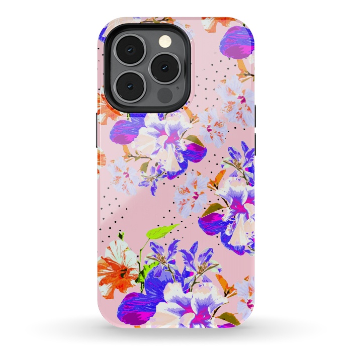 iPhone 13 pro StrongFit Hyper Bloom by Zala Farah