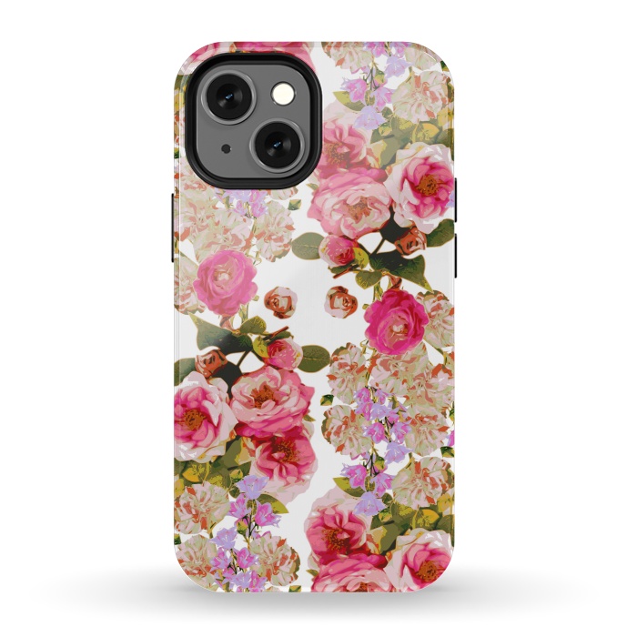 iPhone 13 mini StrongFit Floral Friends by Zala Farah