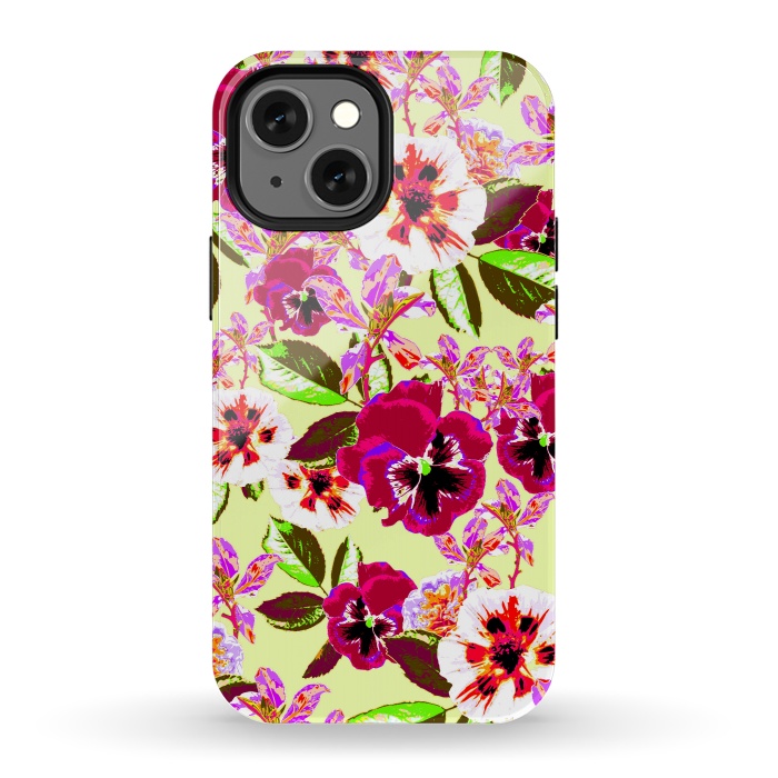 iPhone 13 mini StrongFit Tropical Botanic Garden by Zala Farah