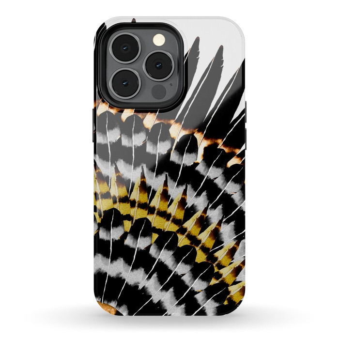 iPhone 13 pro StrongFit Feather Fringe by Amaya Brydon