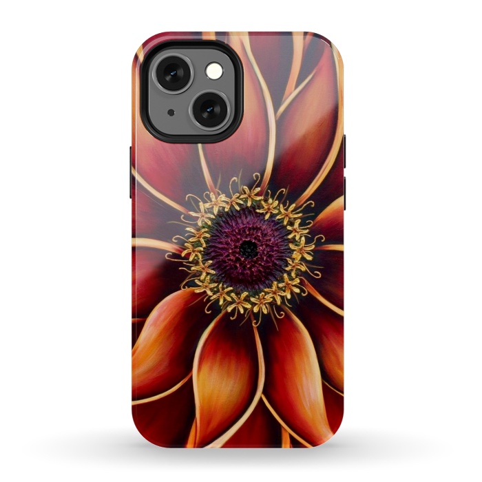 iPhone 13 mini StrongFit Zinnia by Denise Cassidy Wood