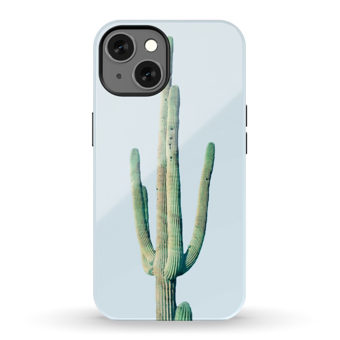 iPhone 13 StrongFit Loner Cactus by Uma Prabhakar Gokhale