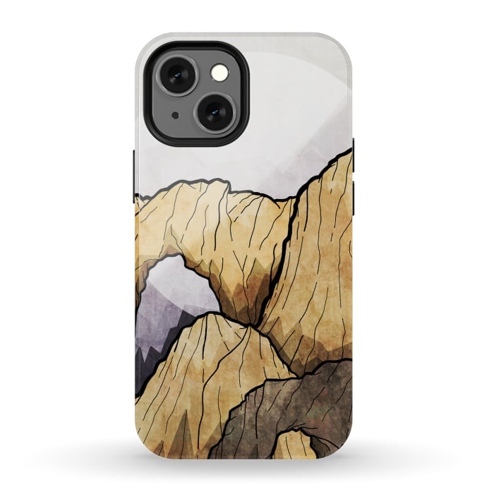 iPhone 13 mini StrongFit Golden Rock Bridges  by Steve Wade (Swade)