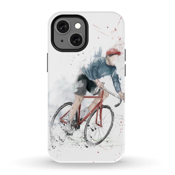 iPhone 13 mini StrongFit I want to ride my bicycle by Balazs Solti