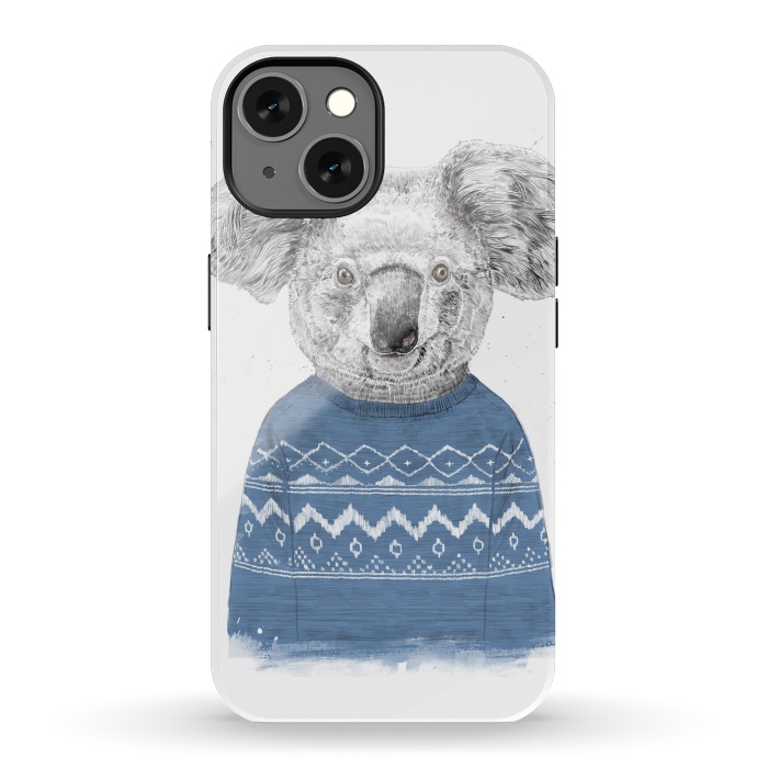 iPhone 13 StrongFit Winter koala by Balazs Solti