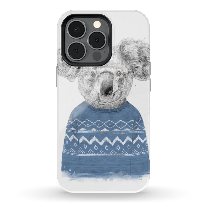 iPhone 13 pro StrongFit Winter koala by Balazs Solti