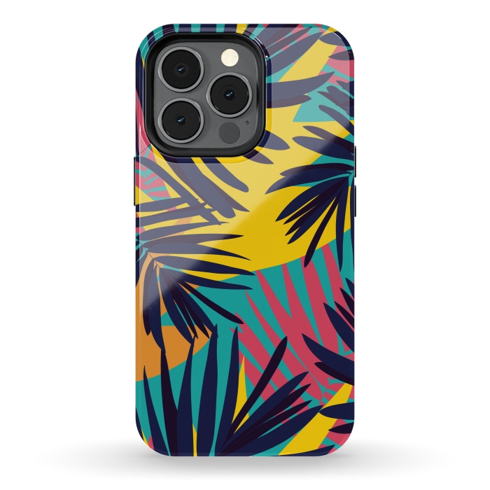 iPhone 13 pro StrongFit Tropical Jungle by Zoe Charlotte