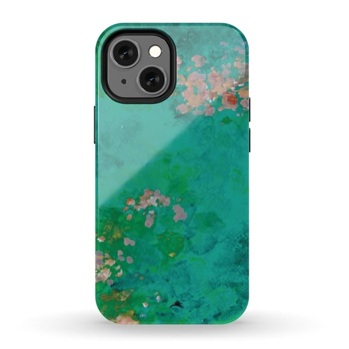 iPhone 13 mini StrongFit Impressionist Lake by Zoe Charlotte