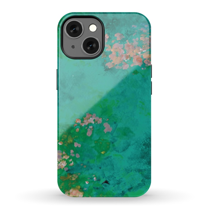 iPhone 13 StrongFit Impressionist Lake by Zoe Charlotte