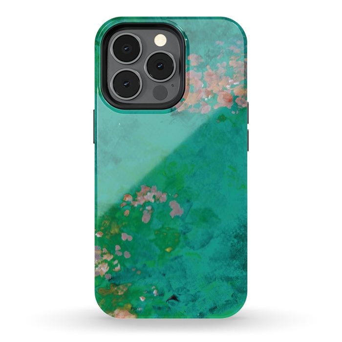 iPhone 13 pro StrongFit Impressionist Lake by Zoe Charlotte
