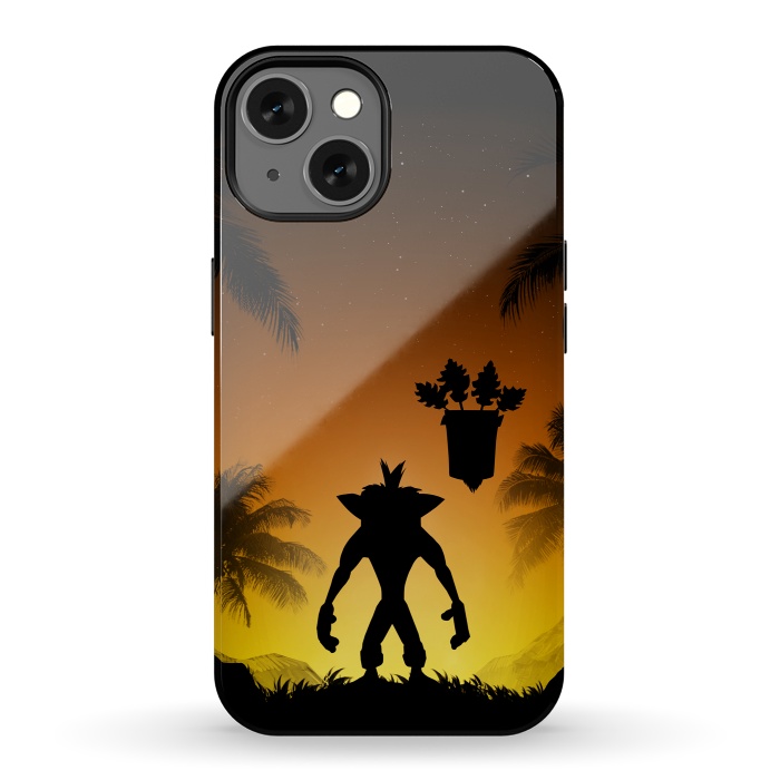 iPhone 13 StrongFit Protector of the island by Denis Orio Ibañez