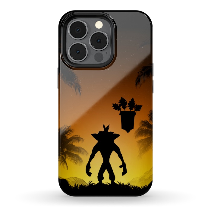 iPhone 13 pro StrongFit Protector of the island by Denis Orio Ibañez