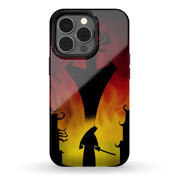 iPhone 13 pro StrongFit Fighting the Darkness by Denis Orio Ibañez