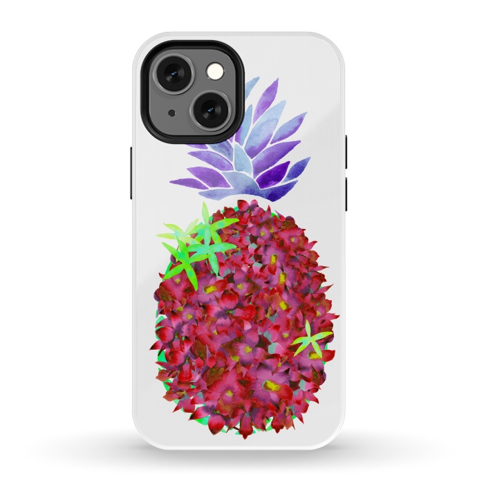 iPhone 13 mini StrongFit Pineapple Punch by Amaya Brydon