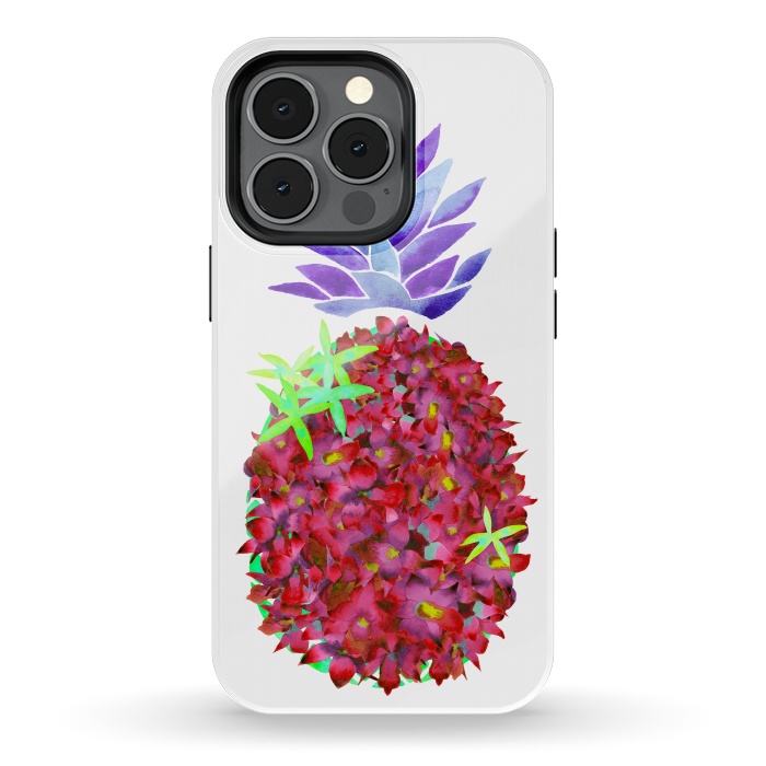 iPhone 13 pro StrongFit Pineapple Punch by Amaya Brydon