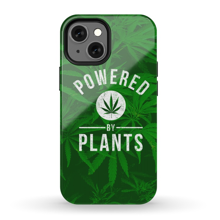 iPhone 13 mini StrongFit Powered by Plants by Mitxel Gonzalez