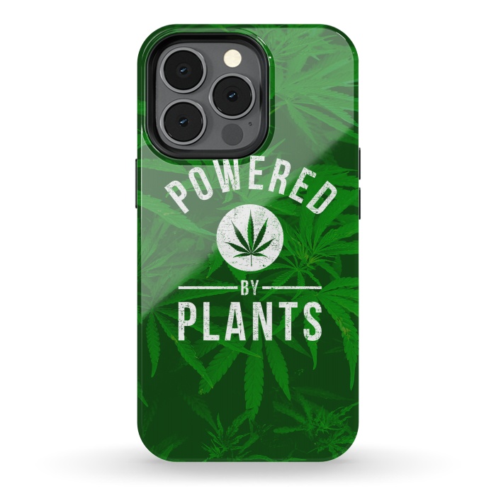 iPhone 13 pro StrongFit Powered by Plants by Mitxel Gonzalez