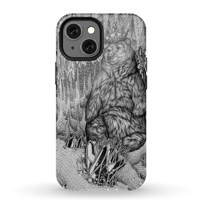 iPhone 13 mini StrongFit Cave of the Bear King by ECMazur 