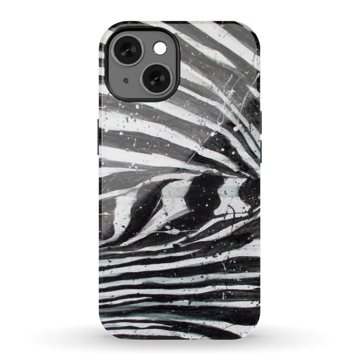 iPhone 13 StrongFit Zebra Stripes by ECMazur 