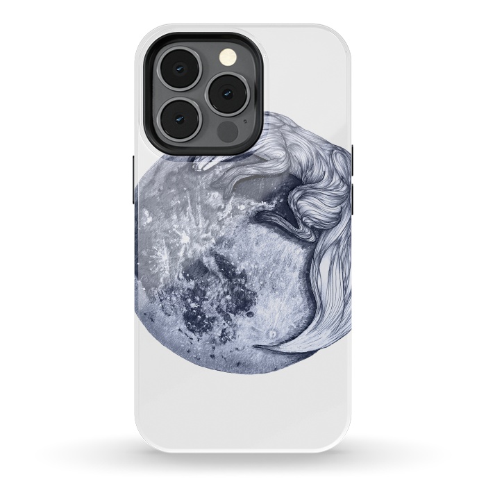 iPhone 13 pro StrongFit Fox and Moon by ECMazur 