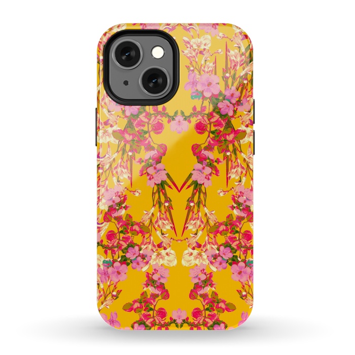 iPhone 13 mini StrongFit Floral Decor by Zala Farah