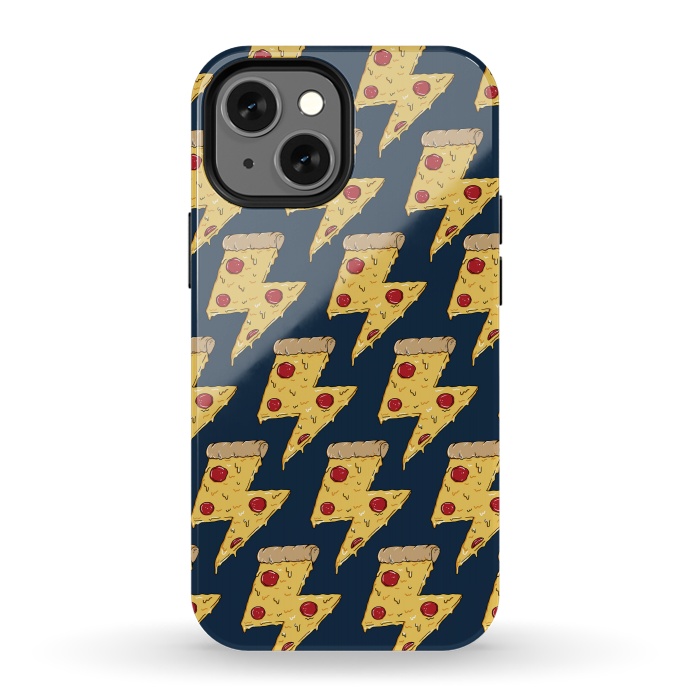 iPhone 13 mini StrongFit Pizza Power Pattern by Coffee Man