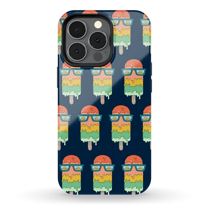 iPhone 13 pro StrongFit Hot Ice Cream pattern by Coffee Man