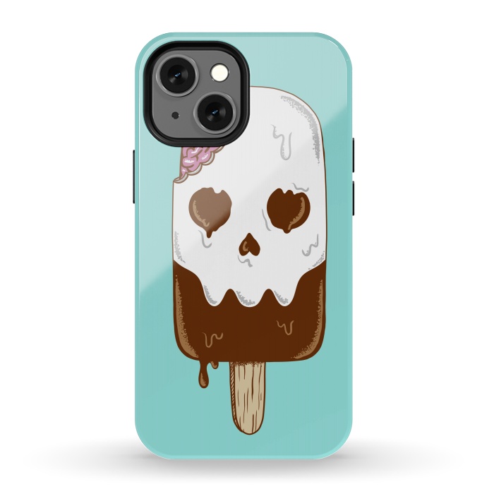 iPhone 13 mini StrongFit Skull Ice Cream by Coffee Man