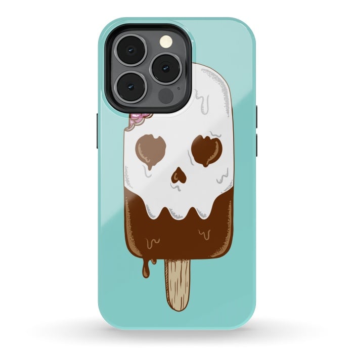 iPhone 13 pro StrongFit Skull Ice Cream by Coffee Man
