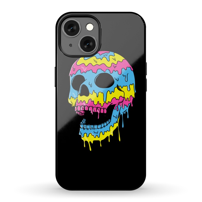 iPhone 13 StrongFit Melted Skull by Coffee Man