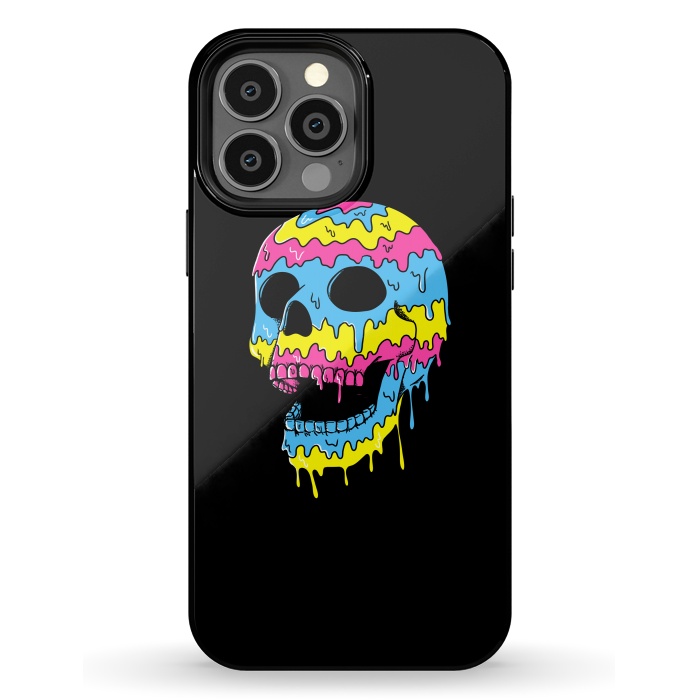 iPhone 13 Pro Max StrongFit Melted Skull by Coffee Man